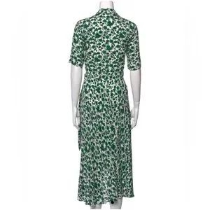 slim fit dress slacks Ganni // Green Ripstop Maxi Dress – VSP Consignment main image 0